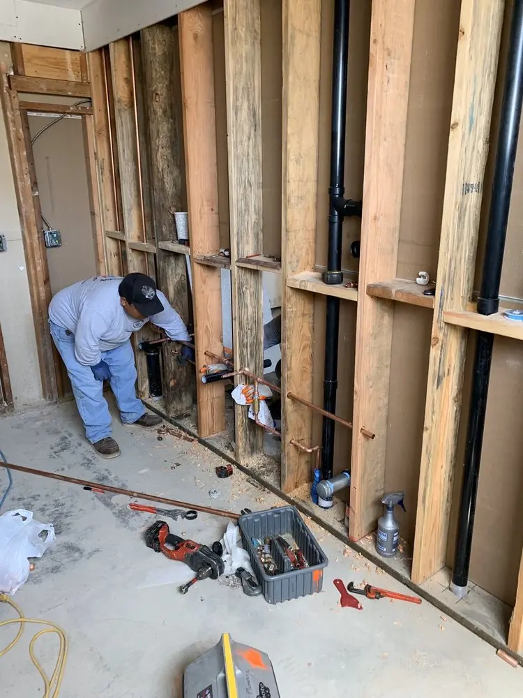 Commercial rough-in plumbing for Trenchless Sewer Repair in North Trenton